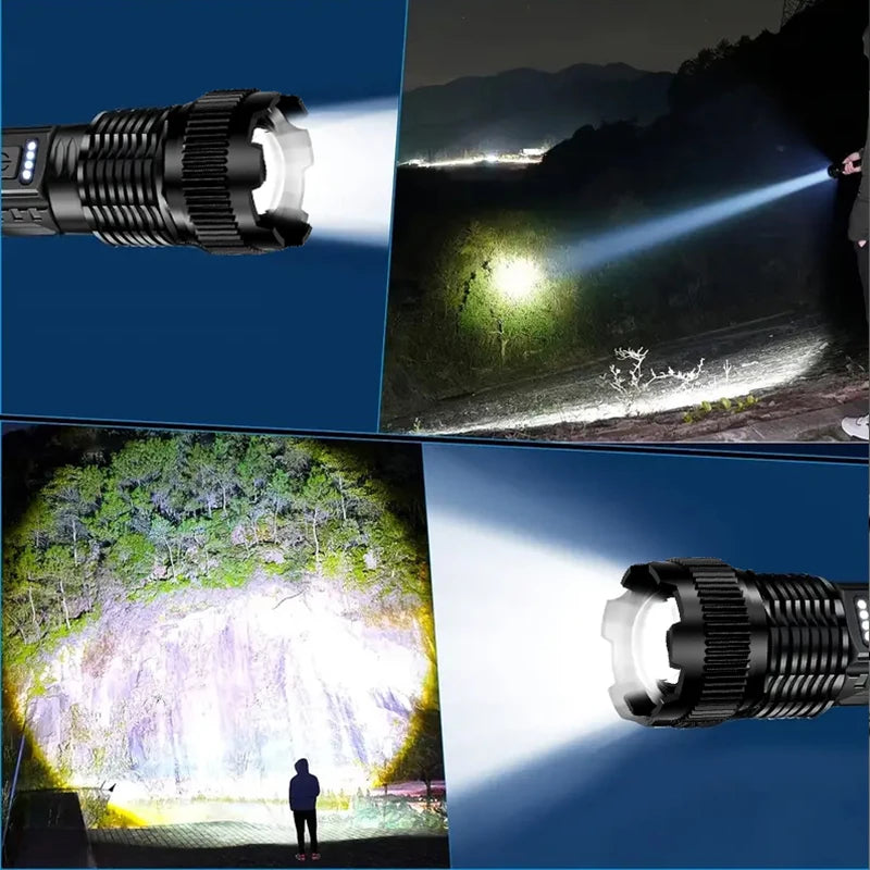 Lampe Torche LED Haute Puissance Rechargeable